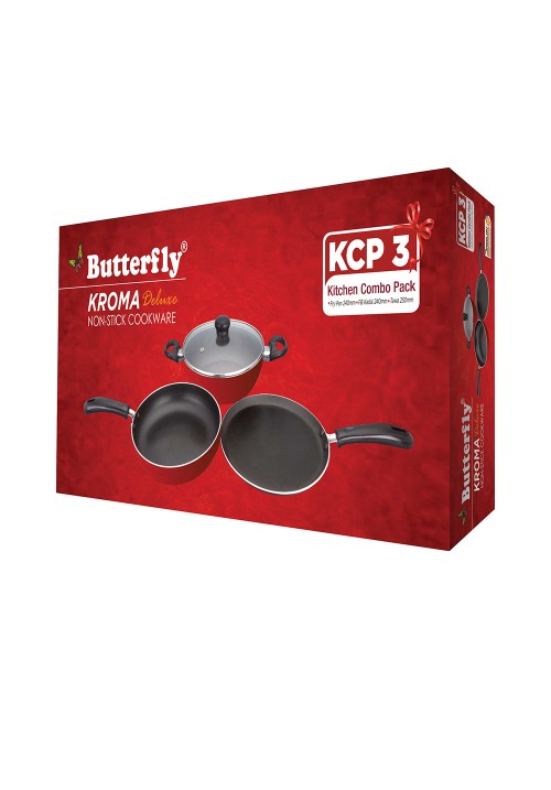 Butterfly Kroma Deluxe KCP 3 Nonstick Cookware 